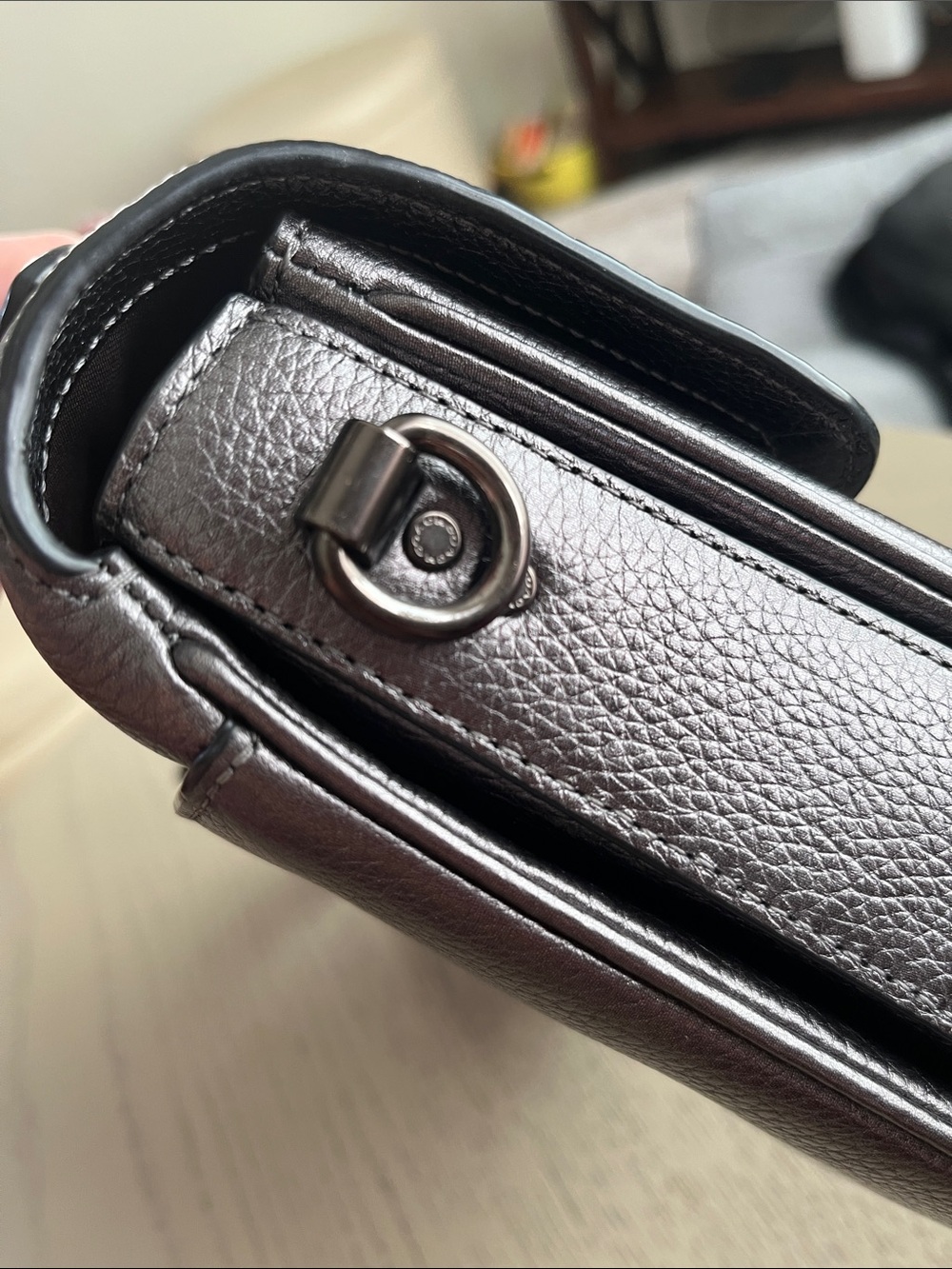 Coach Cassie Crossbody / Metallic Graphite & Novelty Strap - Picture 13 of 17